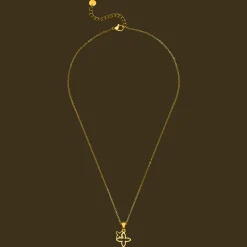 2 Flowers Kette | 18K vergoldet