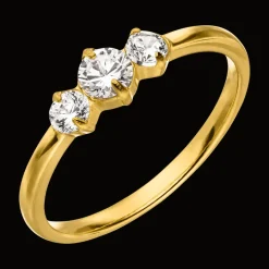 3 Stones Ring | 18K vergoldet