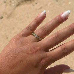 Arena Ring | 18K vergoldet