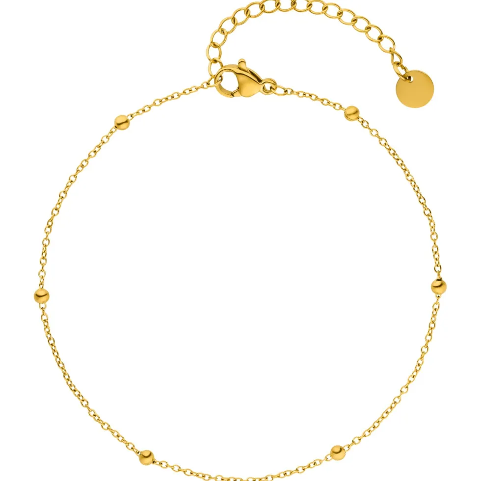 Beads Fußkette | 18K vergoldet