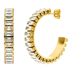 Big Icy Creolen | 18K vergoldet