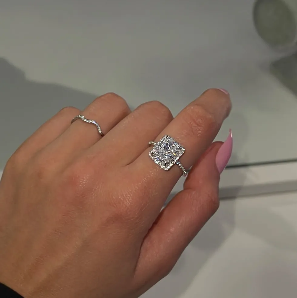 Big White Ring | 925 Echtsilber