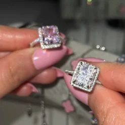 Big White Ring | 925 Echtsilber