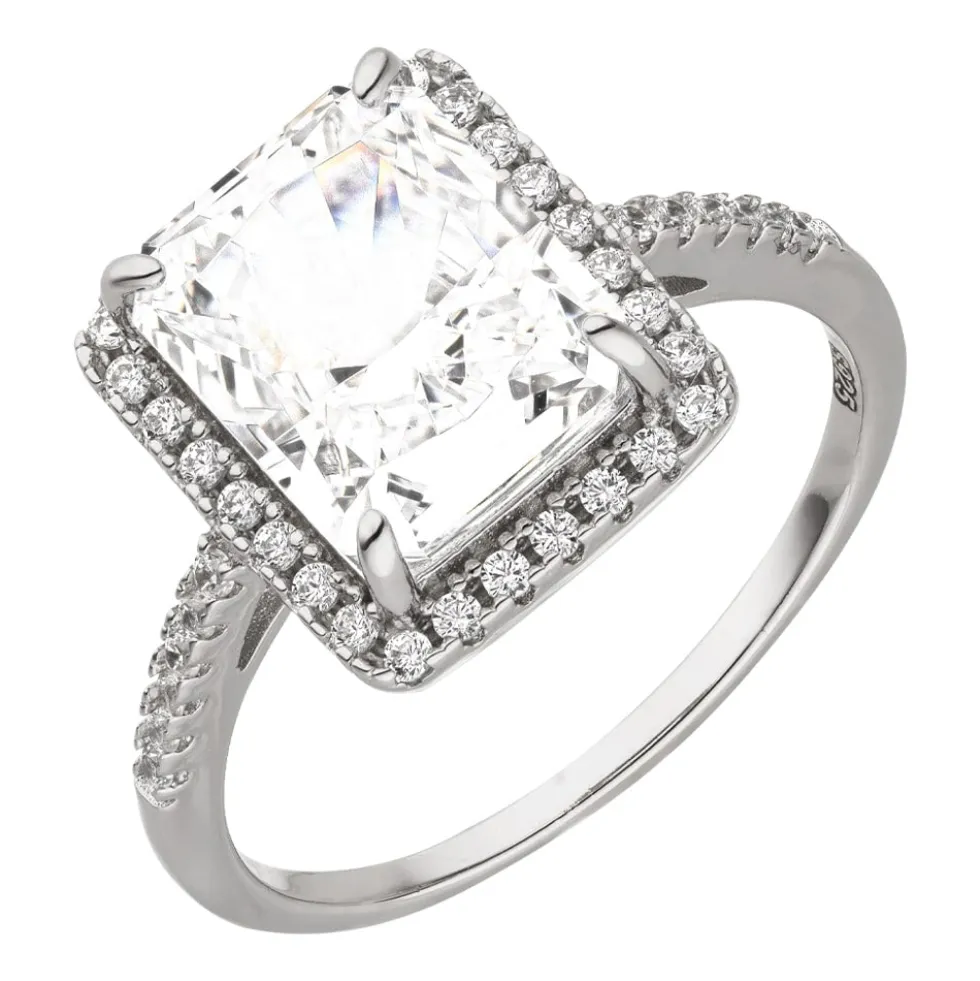 Big White Ring | 925 Echtsilber