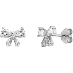 Bow Tie Ohrstecker | 925 Echtsilber