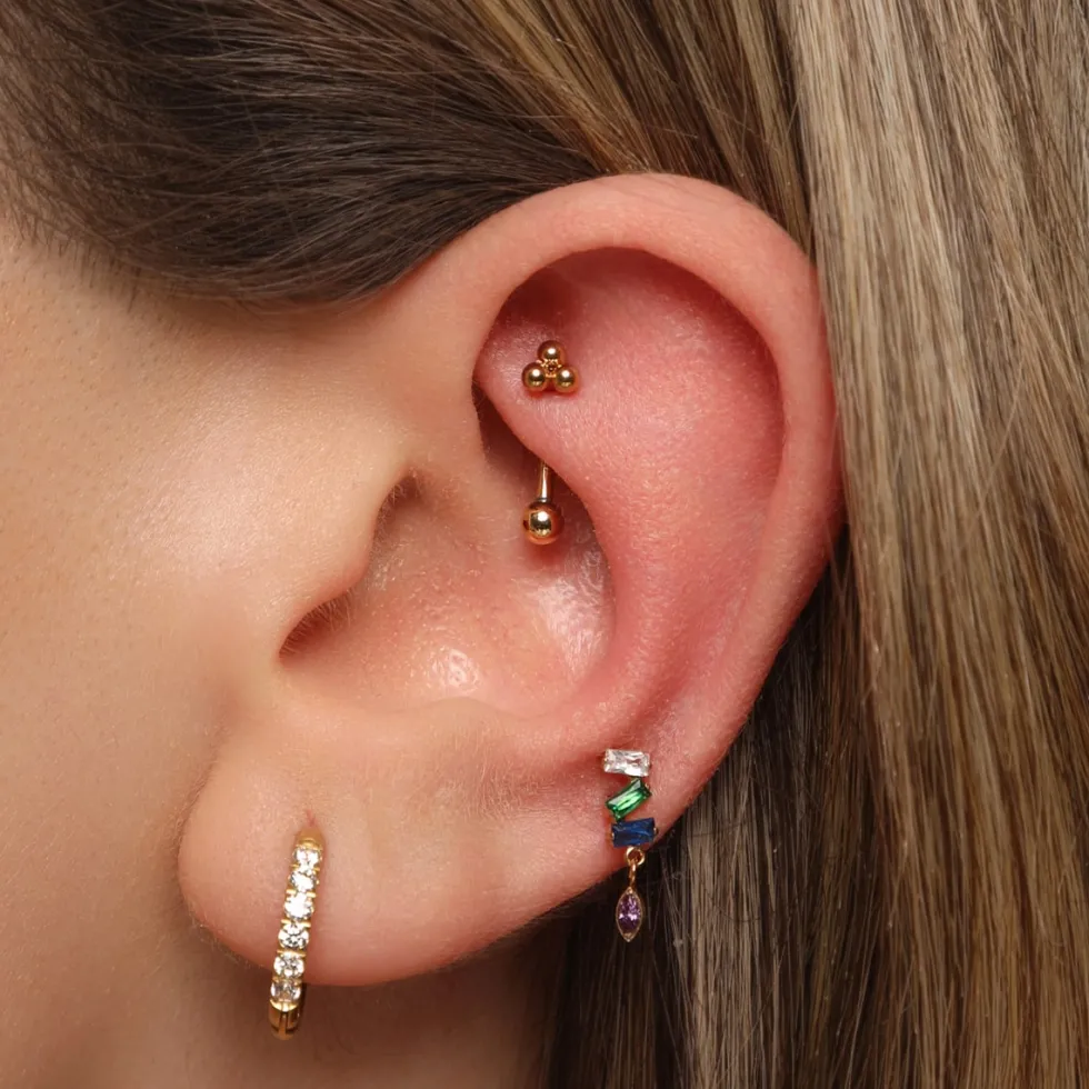 Bullets Rook Piercing | Chirurgenstahl
