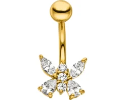 Butterfly Belly Piercing | Chirurgenstahl