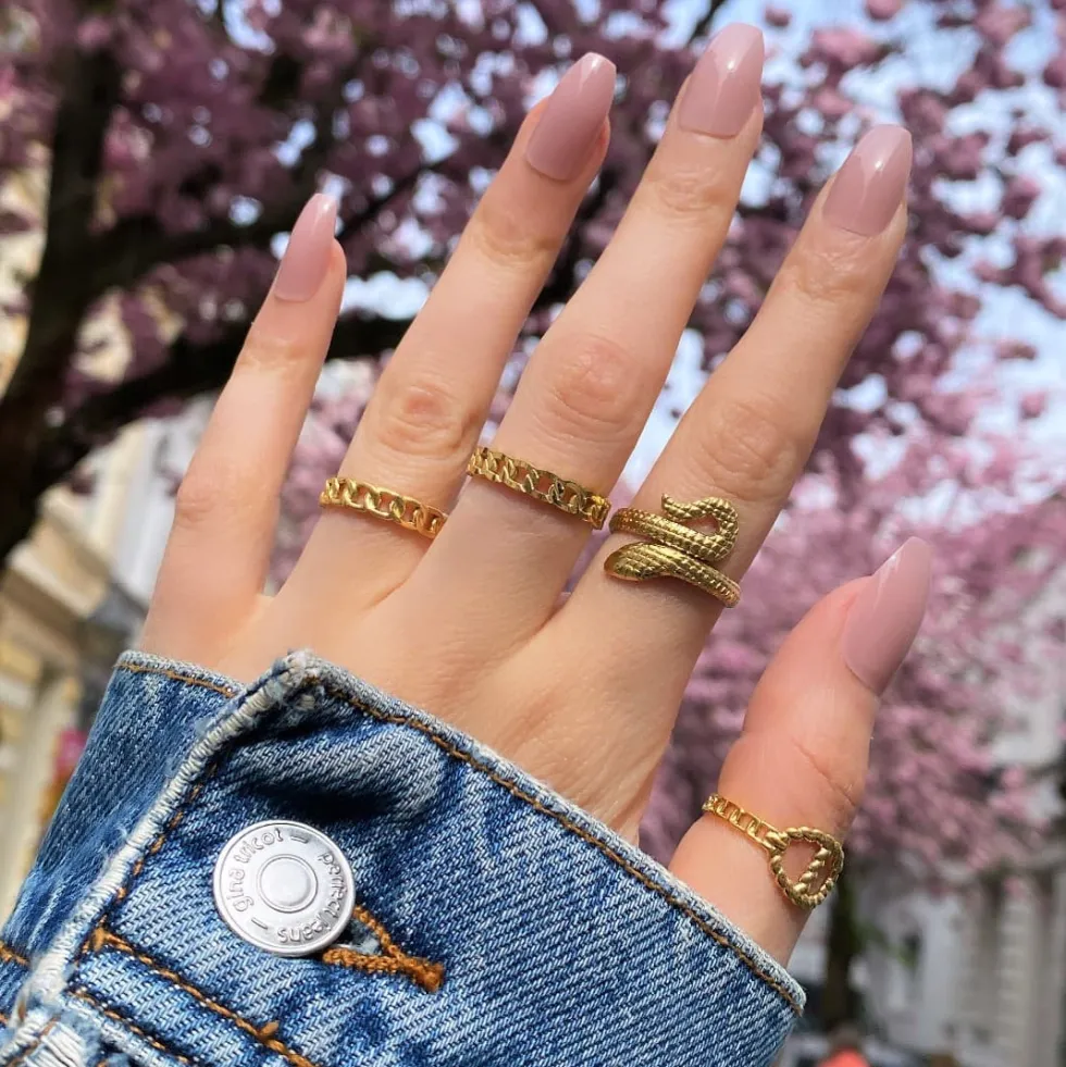 Chain Ring | 18K vergoldet