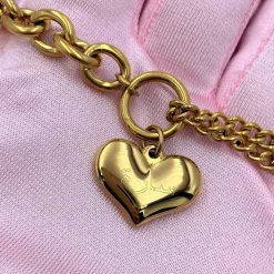 Chunky Heart Armband + Gravur