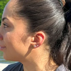 Clover Ohrstecker | 18K vergoldet