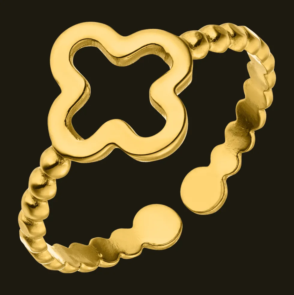 Clover Ring | 18K vergoldet
