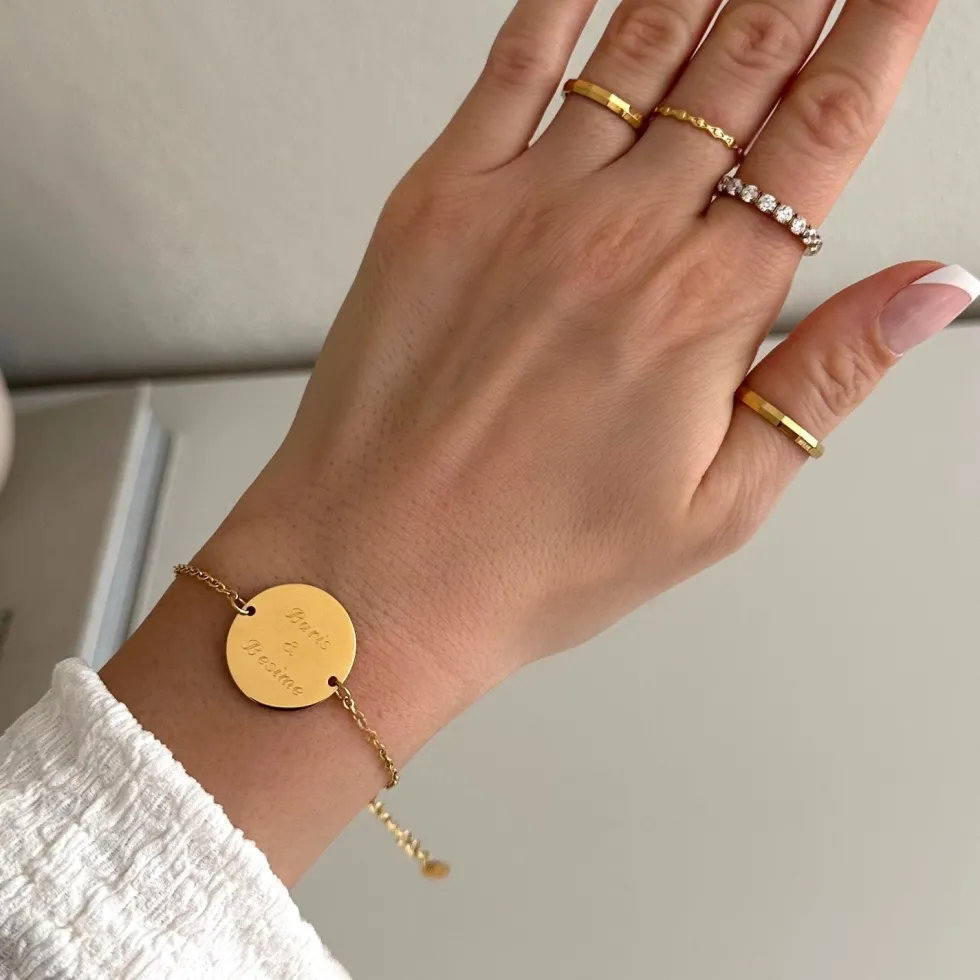 Coin | Armband + Gravur