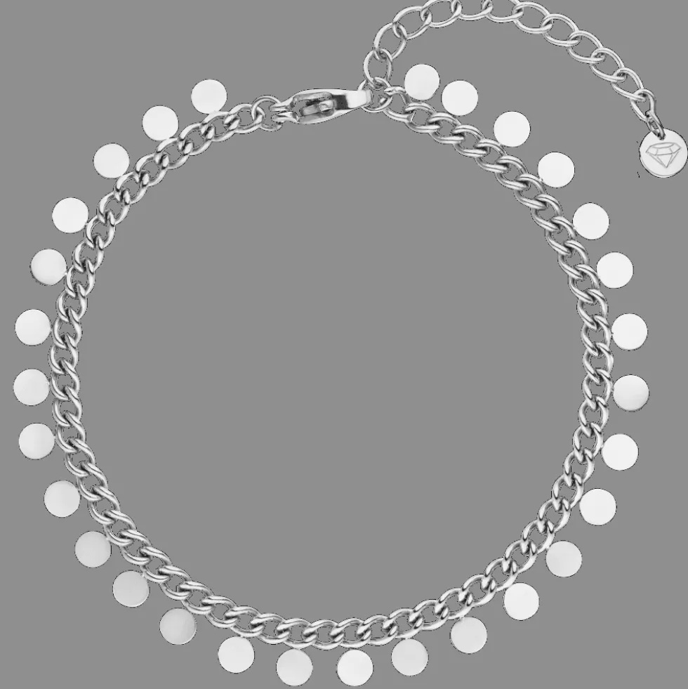 Coins Fußkette | 14K vergoldet