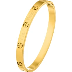 Crossed Arianna Armreif | 18K vergoldet