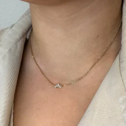 Crown Halskette | 18K vergoldet