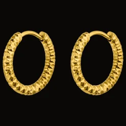 Crushed Ohrringe | 18K vergoldet