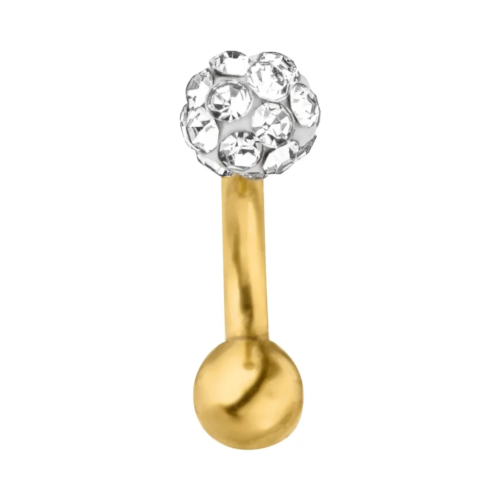 Crystal Ball Rook Piercing | Chirurgenstahl
