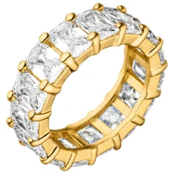 Cube Stones Ring | 18K vergoldet