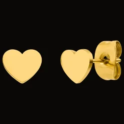 Cute Heart Ohrstecker | 18K vergoldet