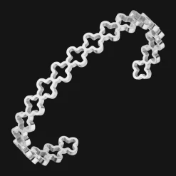 Endless Clover Armreif | 18K vergoldet