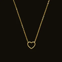 Fine Heart Halskette | 18K vergoldet