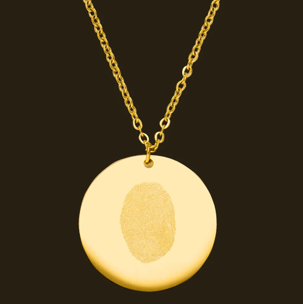 Fingerabdruck | Coinkette + Gravur