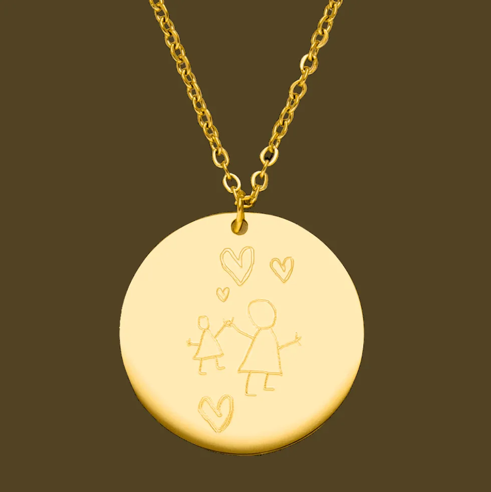Fingerabdruck | Coinkette + Gravur