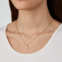 Glamour Drop Halskette | 18K vergoldet