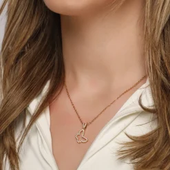 Glow Butterfly Halskette | 18K vergoldet