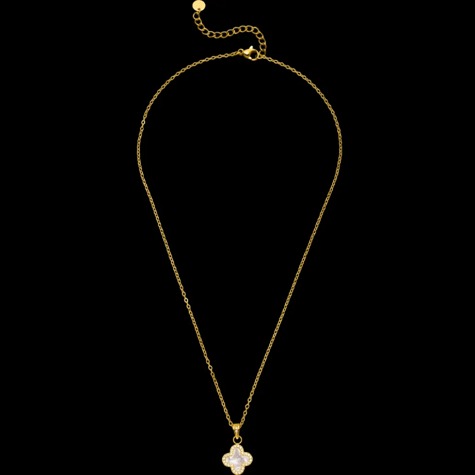Glow Clover Kette | 18K vergoldet