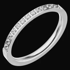 Half Shine Ring | 18K vergoldet