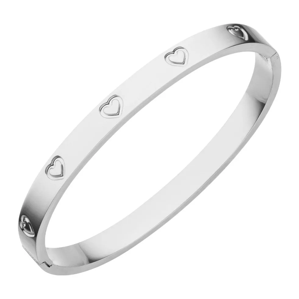 Heart Armreif | 18K vergoldet