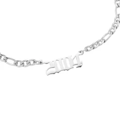 Jahreszahl Gothic Armband | 14K vergoldet