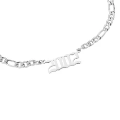 Jahreszahl Gothic Armband | 14K vergoldet