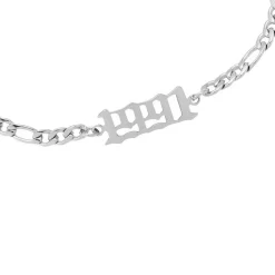 Jahreszahl Gothic Armband | 14K vergoldet