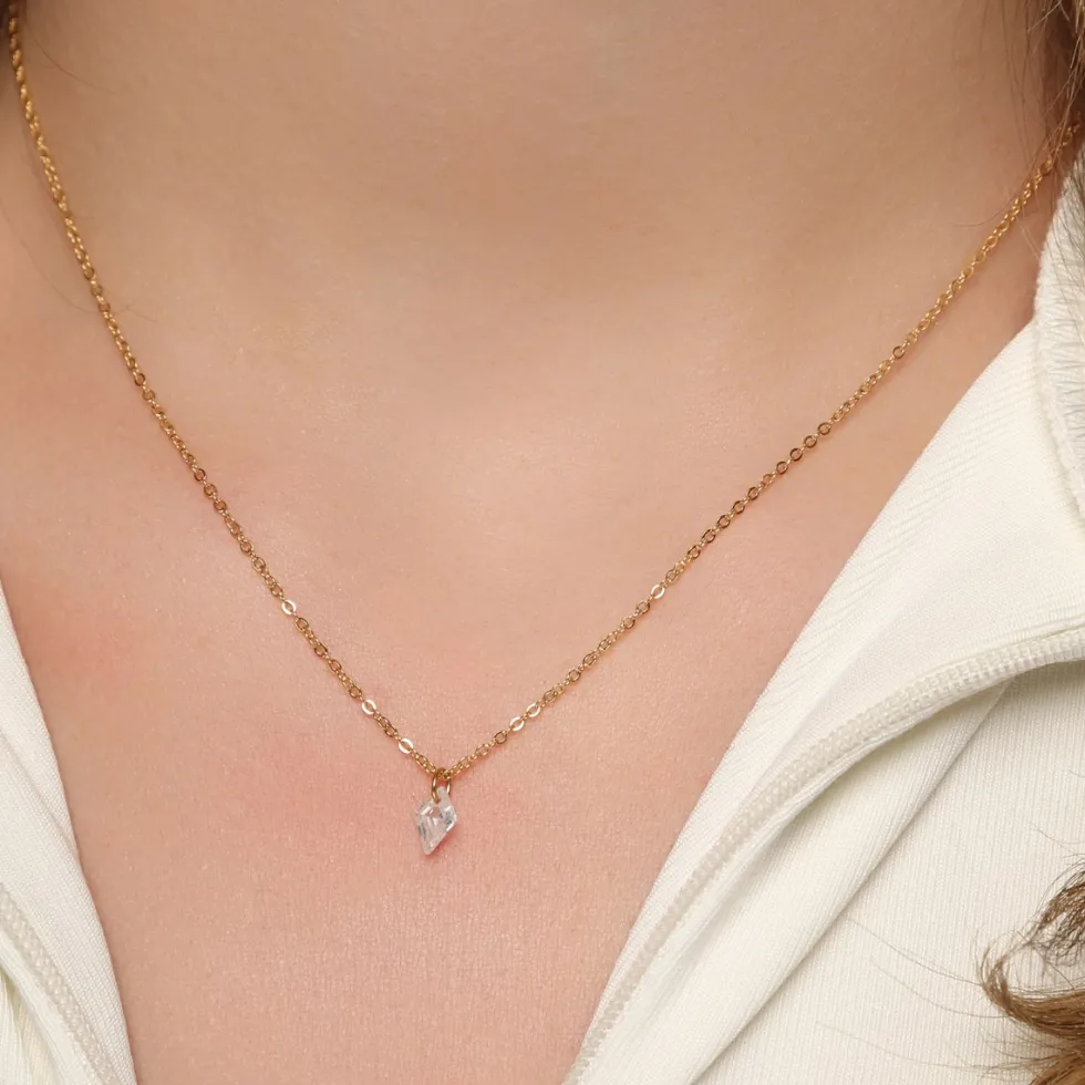 Karo Halskette | 18K vergoldet