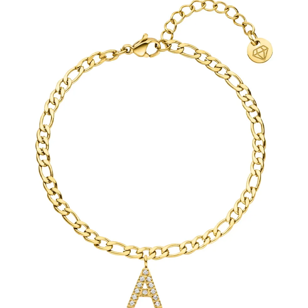 Letter Armband | 18K vergoldet