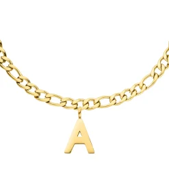 Letter Armband | 18K vergoldet