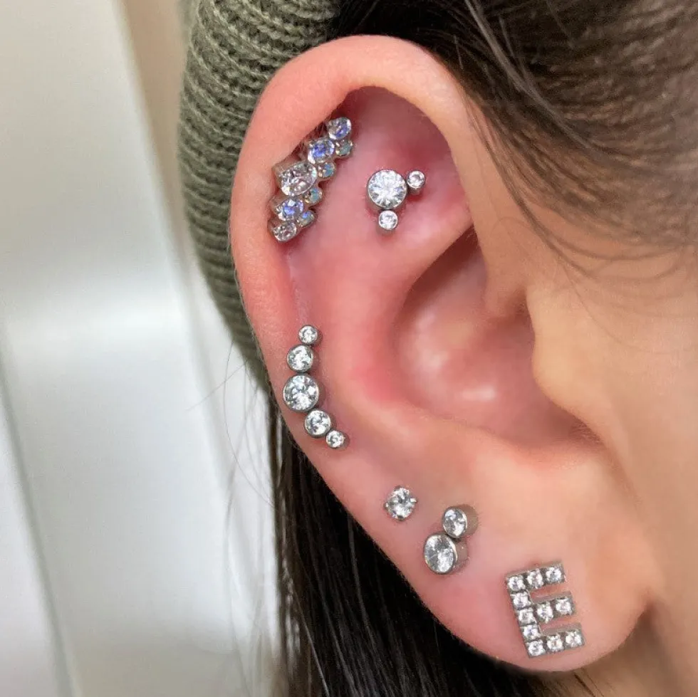 Letter Piercing | Chirurgenstahl