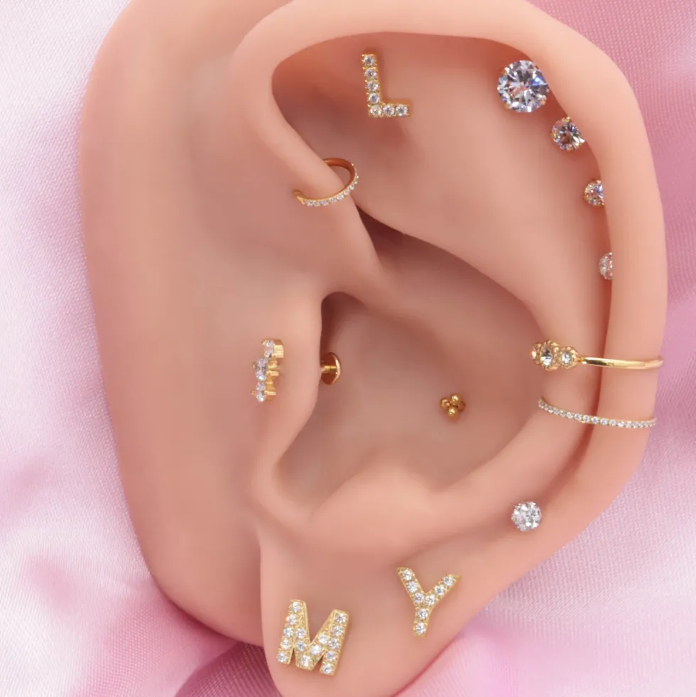 Letter Piercing | Chirurgenstahl