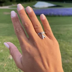 Letter Ring | 18K vergoldet