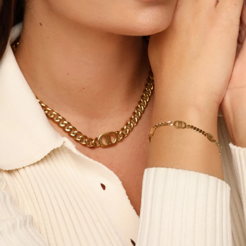 Leyla Set | 18K vergoldet