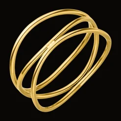 Lines Ring | 18K vergoldet