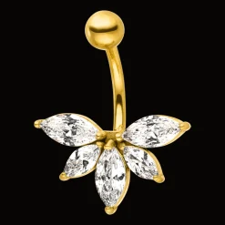 Lotus Belly Piercing | Chirurgenstahl