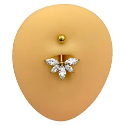 Lotus Belly Piercing | Chirurgenstahl
