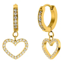 Love Heart Ohrringe | 18K vergoldet