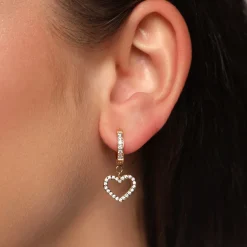 Love Heart Ohrringe | 18K vergoldet