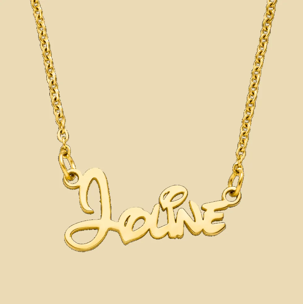 Namenskette Sidney | 18K vergoldet