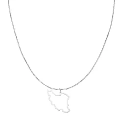 Nations Kette | Edelstahl Silber | Filigran