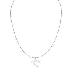 Nations Kette | Edelstahl Silber | Filigran